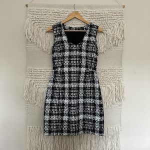 Theory Sculpt Tweed Dress